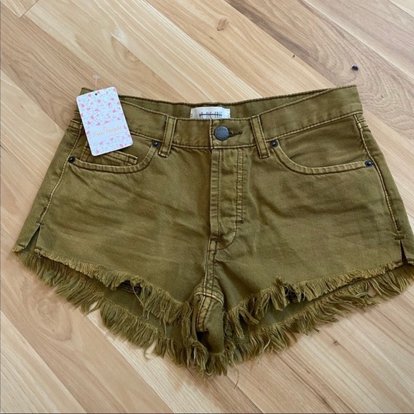 Free People Pants - Free people good vibrations shorts 25